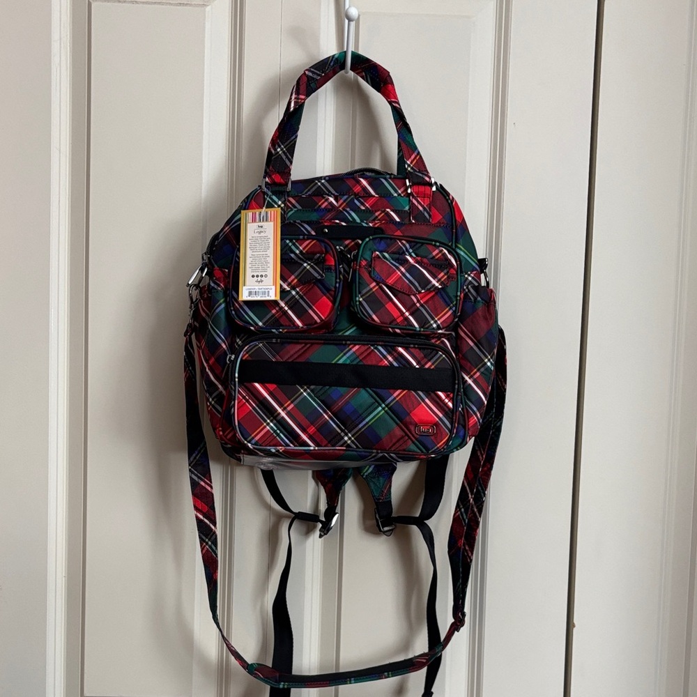 LUG - Legacy Mini Puddle Jumper convertible tote with matching Go Go pouch